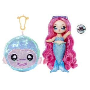 Na Na Na Surprise 2In1 Fashion Doll And Sparkly Sequined Purse Sparkle Series Marina Jewels 75 Mermaid Doll