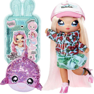 Na Na Na Surprise 2In1 Fashion Doll And Sparkly Sequined Purse Sparkle Series Krysta Splash 75 Surfer Doll