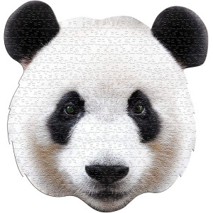 Madd Capp Panda 300 Piece Jigsaw Puzzle For Ages 10 And Up 6014 Uniqueshaped Border Challenging Random Cut Deluxe Fivesi