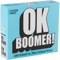 Games Adults Play Ok Boomer The Old School Vs New School Trivia Game Blue Sky Includes 220 Cards