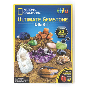 National Geographic Jm80206 Ultimate Gemstone Dig Kit Multi Color