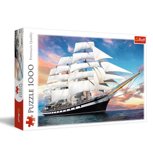 Trefl 1000 Piece Jigsaw Puzzles Cruise Sailing Ship Puzzle Ocean Puzzle Adult Puzzles Trefl 10604