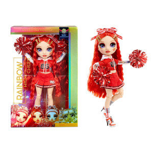 Rainbow High Cheer Ruby Anderson Red Cheerleader Fashion Doll With 2 Pom Poms And Doll Accessories Great Gift For Kids 612 Y