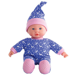 Simba 105010010 Laura Little Star Soft Body Doll In Cute Romper And Hat With Luminous Moons And Stars 20 Cm Glow In The Dar