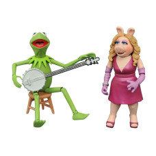 Diamond Select Toys The Muppets Best Of Series 1 Kermit Miss Piggy Action Figure Twopack Multicolor