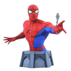 Diamond Select Toys Marvel Animated Spiderman Bust Multicolor 6 Inches