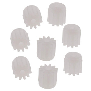 Eoutstanding 11Tooth Motor Gear 8Pcs Motor Wheel Gear Parts 11Teeths Spare Parts For H12C F181 U818A H502E H502S Rc Quadcopter