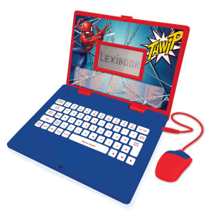 Lexibook Spiderman Educational And Bilingual Laptop Spanishenglish Toy For Child Kid Boys Girls 124 Activities Learn P