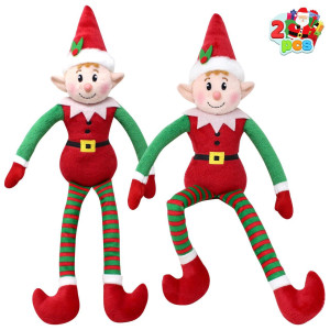 Joyin Plush Doll With Santa Hat Christmas Doll Of Elf Doll For Christmas Holiday Hanging Surface Decorations