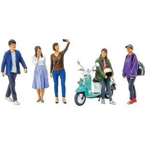 Tamiya Campus Friends Set Ii Plastic Model Figures 24356