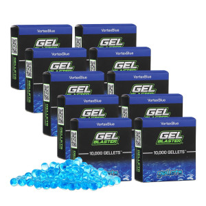 Gel Blaster Gellets Refill Ammo 100000 Orange Gellets Allnatural Eco Friendly Nontoxic Nonstaining Nonirritating Wat