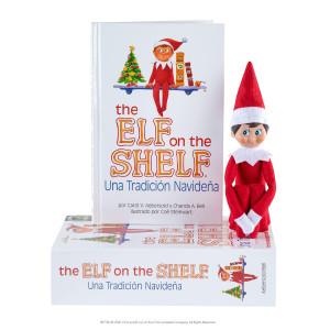 The The Elf On The Shelf Una Tradicin Navidea Spanish Language Book Blueeyed Boy Scout Elf