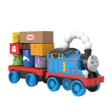 Thomas Friends Wobble Cargo Stacker Train Pushalong Engine With Stacking Blocks For Toddlers And Kids Ages 2 Years And Up