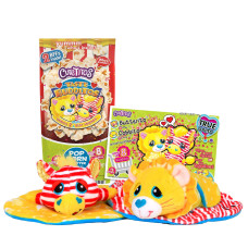 Basic Fun Cutetitos Taste Budditos Buttered Popcorn 2 Collectible Plush Mini Animals Ages 3 Series 2 5 Inches