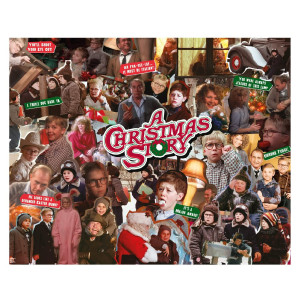 Paladone A Christmas Story 1000 Piece Jigsaw Puzzle Classic Movie Collage Pp7844Cs