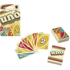 Mattel Games Uno Iconic Series 1970S Matching Card Game Featuring Decadethemed Design 112 Cards For Collectors Teen Adult G