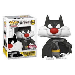 Pop Funko Dc Looney Tunes 844 Sylvester As Batman Special Edition