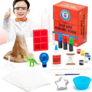 griddly games Just Add Baking Soda STEAM Science + Art Kit with multiple science and art activities, Ages 8+
