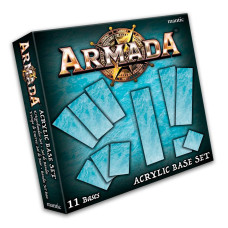 Mantic Games Mgarm104 11 X Armada Acrylic Bases Blue