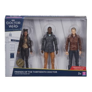 Doctor Who Friends And Foes Of The 13Th Doctor Set B Includes Yasmin Yaz Khan Graham Obrien Ryan Sinclair Doctor Who M