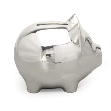 K Cool Vintage Piggy Bank Creative Metal Alloy Cartoon Money Bank Cute Coin Bank Pig Penny Coin Saving Pot Box With Stopper For