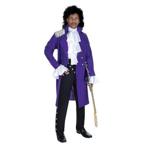 Purple Rain Pop Star Adult costume One Size