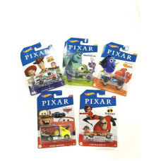 Diecast Hotwheels 2020 Pixar Series Set Of 5 Cars Toys Story Nemo Monsters Incredibles