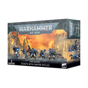 Games Workshop Warhammer 40K Space Marine Scouts Avec Fusils De Snipers