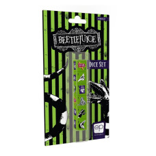 Beetlejuice Dice Set Collectible D6 Dice Featuring Beetlejuice Characters Andy And Barbara Maitland Sandworm Beetlejuice S