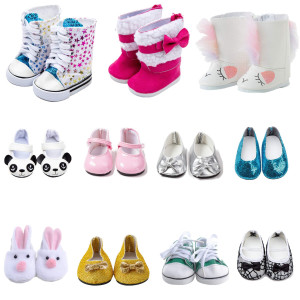 9 Pairs Doll Shoes Fits 18Inch American Doll Accessories 100 Get 3 Pairs Doll Boots