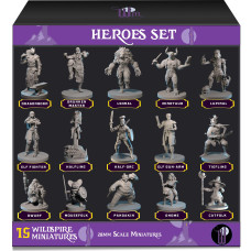 15 Hero Character Npc Miniatures For Dnd Miniatures Dd Miniatures Dungeon And Dragons Minis Dnd Figures For D And D Fantasy