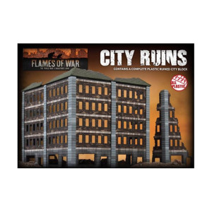 Flames Of War 15Mm City Ruins Contains A Complete City Block Bb300