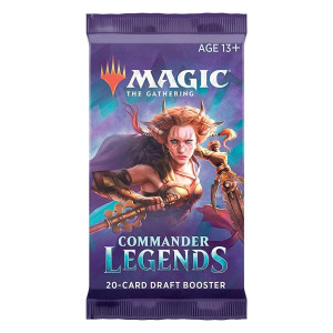 Magic The Gathering Commander Legends Booster Pack 2 Legends Total 20 Mtg Cards 1 Draft Booster