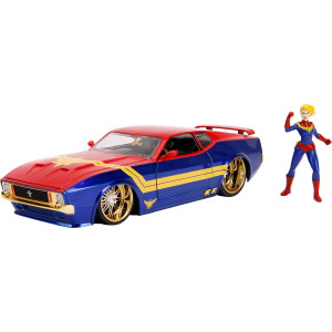 Marvel Comics Captain Marvel Ford Mustang Mach 1 1973Captain Marvel 124 Scale Diecast Vehicle