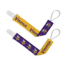 Minnesota Vikings Pacifier clip 2 Pack