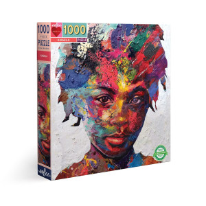 Eeboo Piece And Love Angela 1000Piece Square Adult Jigsaw Puzzle Jigsaw Puzzle For Adults And Families Includes Glossy Stur