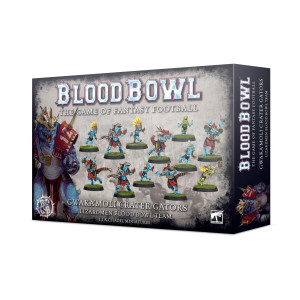 Games Workshop Blood Bowl Lizardmen Team Gwakamoli Crater Gators