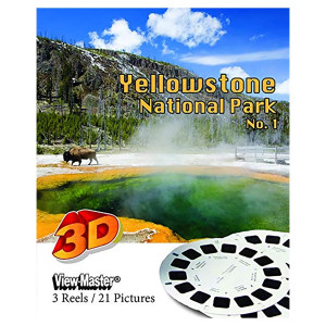 Yellowstone National Park Pkt 1 Viewmaster 21 3D Images 3 Reel Set