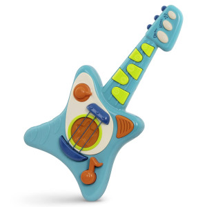 Battat Toy Guitar For Toddlers Kids Children Play Guitar With Songbook Acoustic Electric And Song Modes Lil Rockers