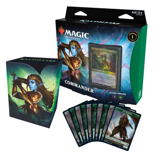 Magic The Gathering Kaldheim Commander Deck Elven Empire 100 Card Readytoplay Deck Greenblack