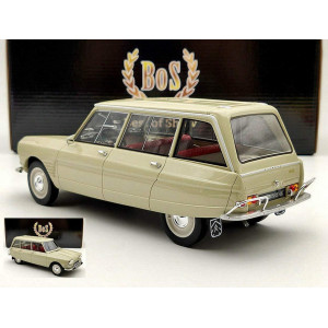 Bos Model Scale Model Compatible With Citroen Ami 6 Break Beige 118 Bos389