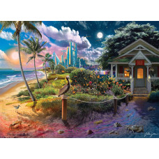 Buffalo Games Beach Cabin 1000 Piece Jigsaw Puzzle For Adults Challenging Puzzle Perfect For Game Nights 1000 Piece Finish