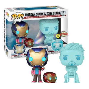 Pop Morgan Tony Stark Glows In The Dark 2 Pack Special Edition