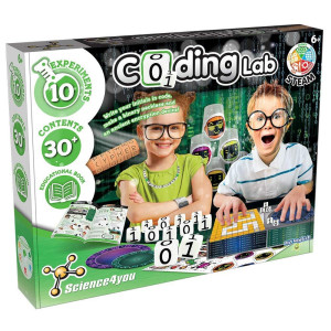 Playmonster Science4You Coding Lab 10 Experiments To Learn How To Code Fun Education Activity Kit For Kids Ages 6