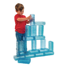 Excellerations Ice Blocks Set Of 20 Building Blocks Stem Engineering For Kids Jumbo Floor Block Set