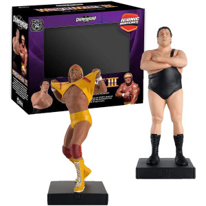 Wwe Championship Collection Wwe Wrestle Mania Iii Iconic Match Andre The Giant Vs Hulk Hogan By Eaglemoss Hero Collector