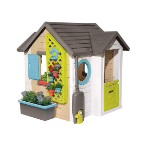 Smoby Garden Playhouse Green Grey