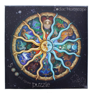 Shantou South Toys Factory Zodiac Horoscope 500 Piece Round Jigsaw Puzzle