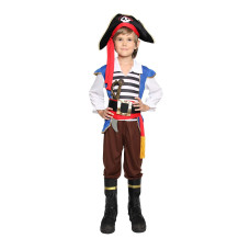 Jason Party Kids Pirate Costume Boys Deluxe Halloween Cosplay Set Chiefl