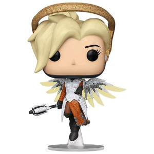 Funko Pop Overwatch Diamond Mercy Blizzard Exclusive Figure